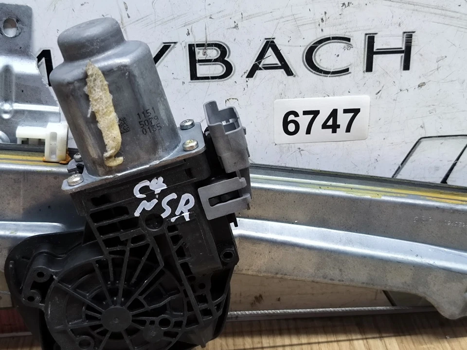 Motor ventana puerta lateral trasera izquierda citroen c4 mk2 5 puertas rhd + regulador 9802523780 Foto 2 de 4