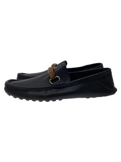 Chaussures de conduite Gucci mocassins 38,5 noir détérioration interne GzJ14