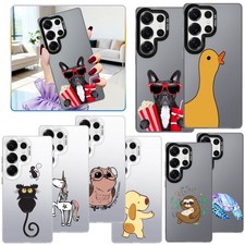 For Samsung Galaxy S25 Ultra S26 PC Hard Phone Cover Animal Design Pattern Case