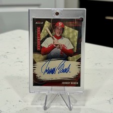 Marketplace image: 2026 Topps Finest Johnny Bench Superfractor Finest Ink 1/1 Autograph - MLB Reds
