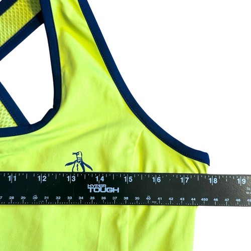 Nuevo con etiquetas Mini Vestido Tenis Penguin Core Cintura Caída Bloques de Color Lima Para Mujer Talla S - Imagen 11 de 14
