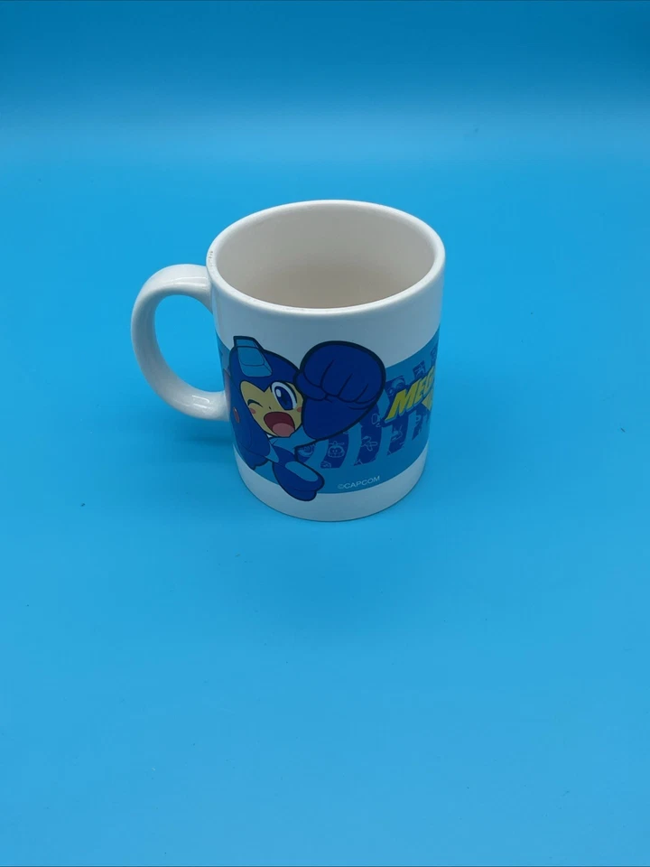 Rare mega man Powered Up white coffee mug - Image 3 of 4