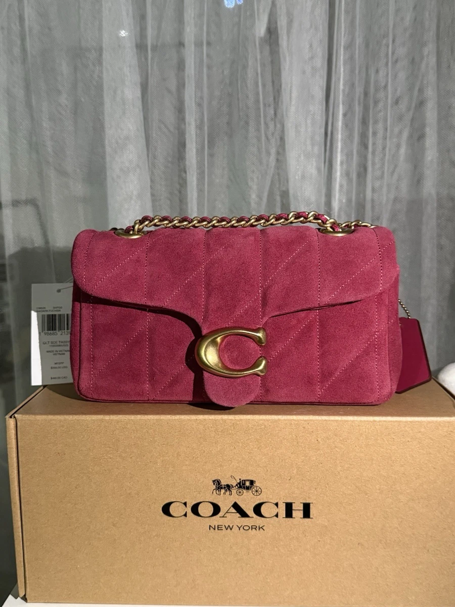 Coach Pink Suede Exterior Bags & Handbags for Women for sale - eBay