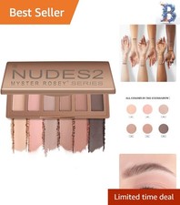 Intense Color Nudes 2 Eyeshadow Palette: 6 Luxurious Shades for Radiant Eyes