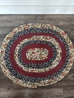 Cottage Core Lodge Rug Handmade Area RUG Jelly Roll 29x25 OOAK