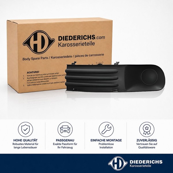 LÜFtungsgitter StossfÄNger Vorne Rechts Diederichs 2272246 FÜR VW-image