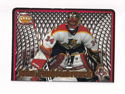 #ad 1997 98 Pacific Crown Collection In the Cage Die Cuts #10 John Vanbiesbrouck $6.00