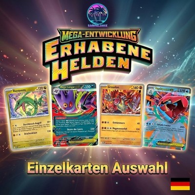 Pokemon Erhabene Helden Einzelkarten Auswahl Standard - Deutsch