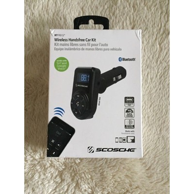 Scosche Bluetooth FM Transmitter with 12W USB Charging Port - Black