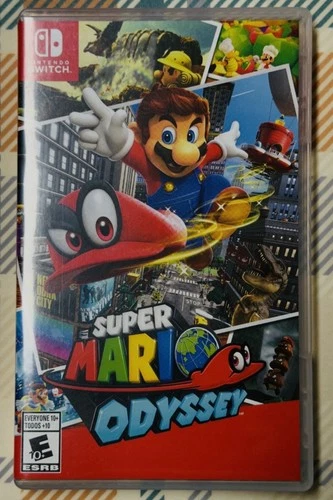 Super Mario Odyssey (Nintendo Switch, 2017) Tested/Works Complete With Case Y089