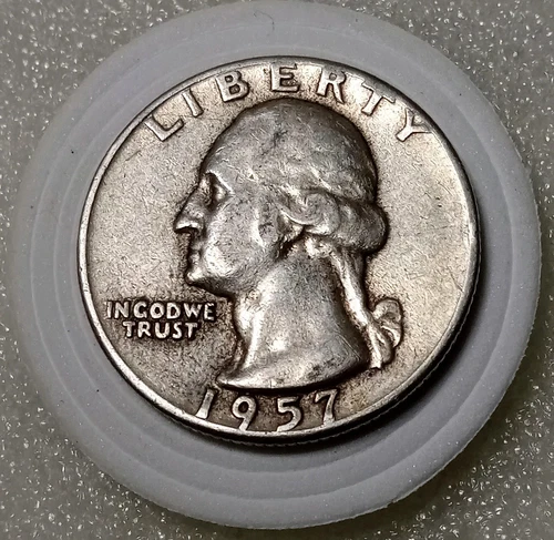 1957 P  Washington Quarter - 90% Silver, 69-Year-Old Coin FREE SHIP