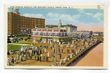 VIEW SHOWING BERKELEY AND MONTEREY HOTELS ASBURY PARK NJ