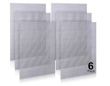 6 Pack 12 8 Inch Wire Mesh Screen, 1Mm Hole 20 Mesh 304 Stainless Steel Mesh Scr