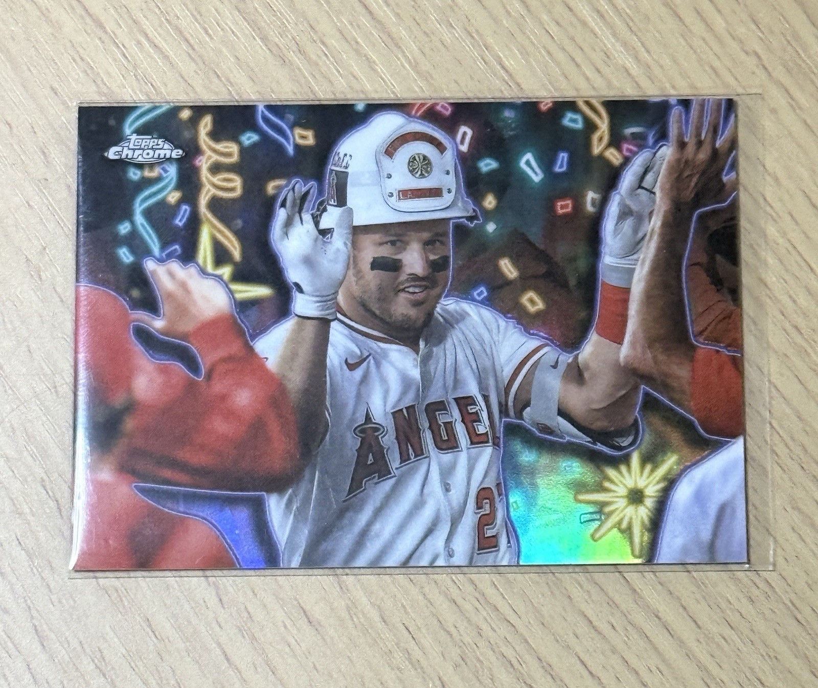 2025 Topps Chrome Update Celebracion: Mike Trout #CT-10