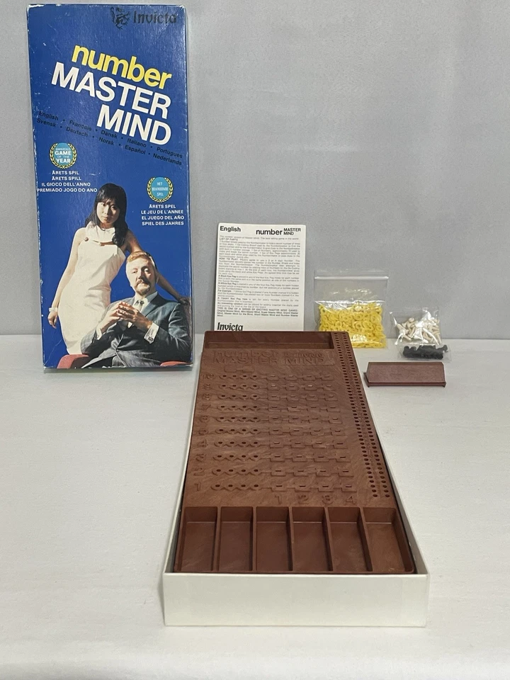 Vintage Master Mind Numbers Game by Invicta 1976 Complete - Image 2 of 4
