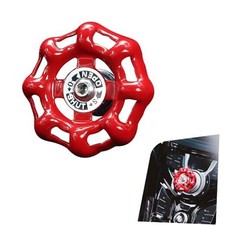 1 PCS Metal Car Rotary Knob Decor, Classic Retro Valve Handwheel Design Car