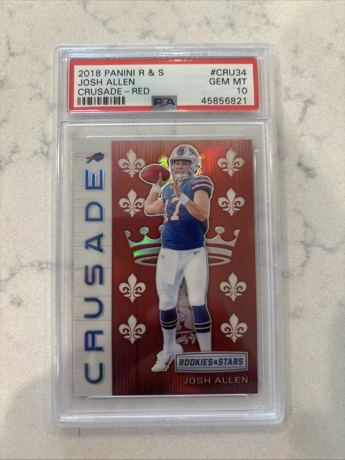 Josh Allen Panini Rookies & Stars Crusade #CRU34 Red