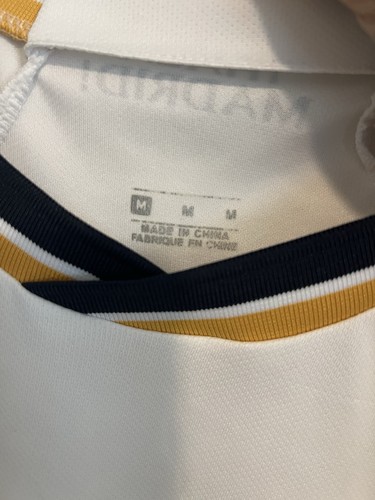 adidas Real Madrid Jude Bellingham #5 Soccer Jersey Men's M White/Black/Gold