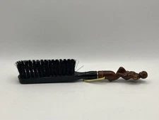 Vintage Shoe Brush Wooden Figural Football Player Japan Quarterback Kit 1970s