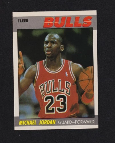 1987-88 Fleer - Michael Jordan #59 High End Raw Vintage Card - See Scans
