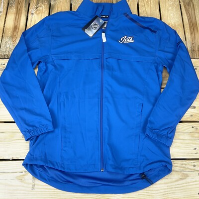 Winnipeg Jets Full Zippered Windbreaker Jacket Fanatics Authentic Pro Medium