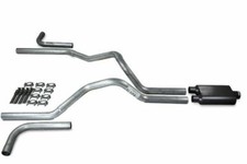 Chevy Gmc 1500 19-25 2.5 Dual Exhaust Kits 2 Chamber Muffler Side Exit Chevy Gmc 1500 19-25 2.5 Dual Exhaust Kits 2 Chamber Muffler Side Exit
