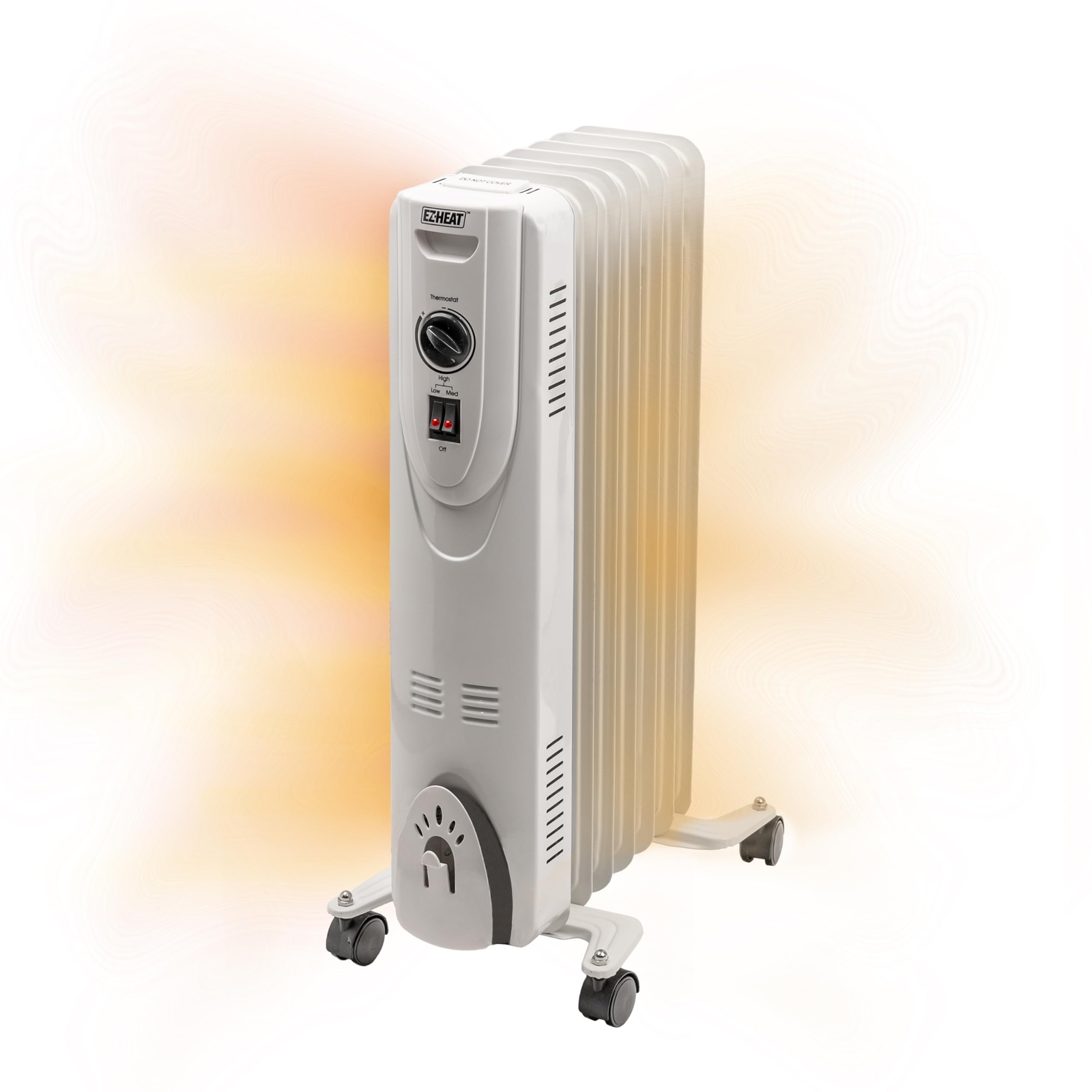 Oil-Filled Radiant Radiator Space Heater, Never Refill, Adjustable Thermostat...