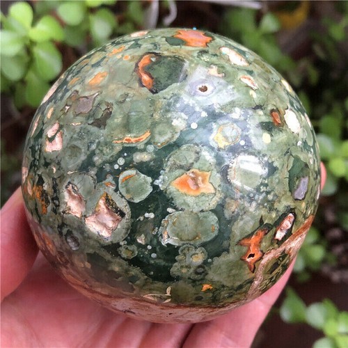 Bola de cristal esfera jaspe selva tropical natural de Australia (628 g) X10 - Imagen 12 de 12