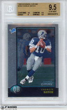 Charlie Batch RC BGS 9.5: 1998 Bowman Chrome Rookie Card #206 POP 11