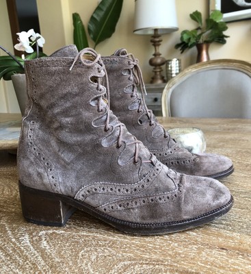 lace up granny ankle boots