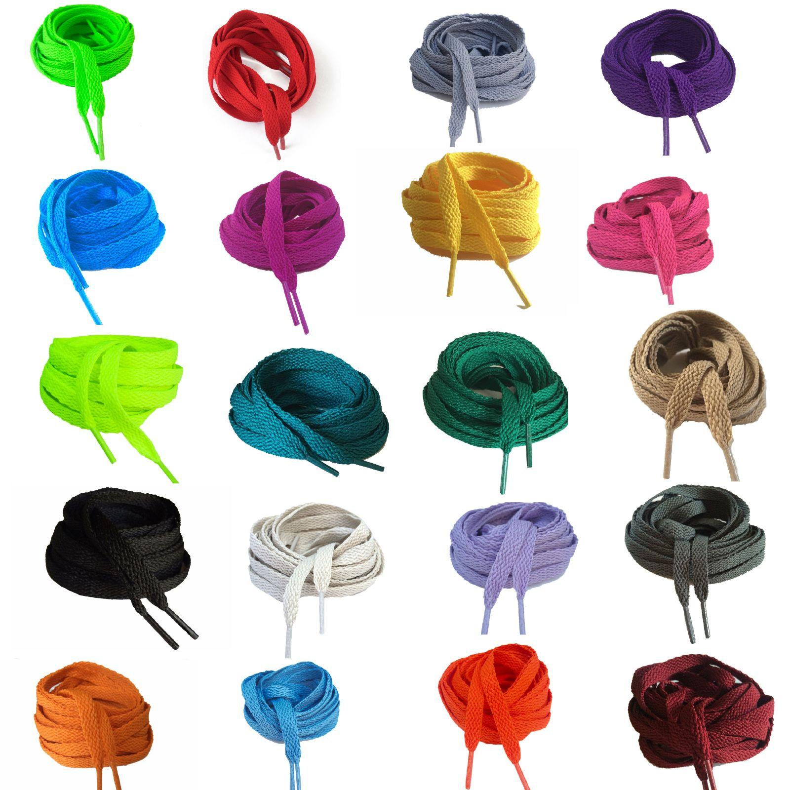 Replacement Shoelaces 45" 54" 63" 72" Made in the USA Sneaker