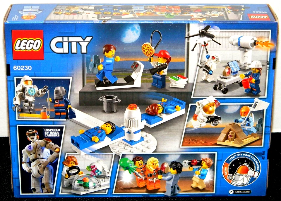 ¡NUEVO! LEGO CITY (60230) PACK PERSONAS - INVESTIGACIÓN Y DESARROLLO ESPACIAL / MARTE Foto 2 de 2