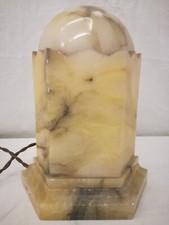 Lampada anni 20-30 in alabastro vintage antica
