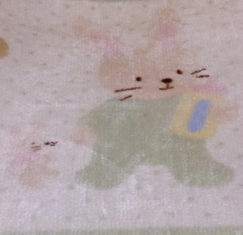 Carter's Hide Seek Bunny Bear Minky Peluche Bebé Cuna Manta De Colección 30" x 45" X Foto 4 de 4