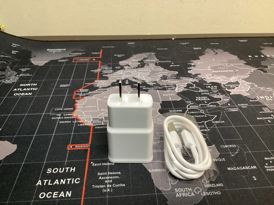 ADAPTADOR DE VIAGEM CARREGADOR USB SAMSUNG EP-TA50JWE com cabo de carregamento - Imagem 3 de 4