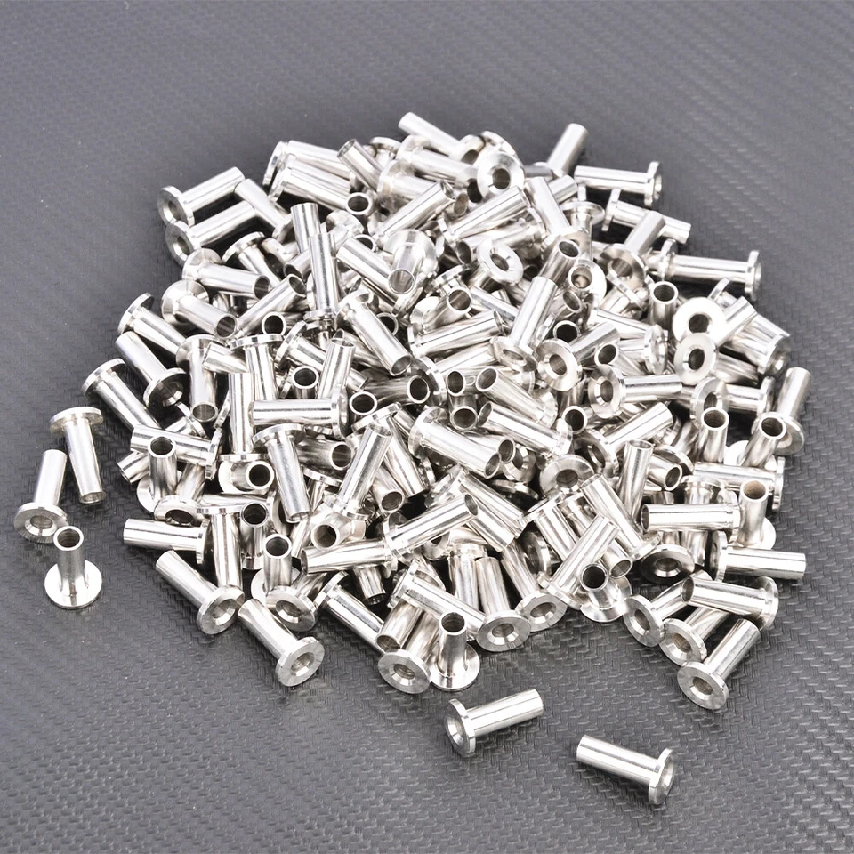 INDCONTROLS NEW T316 Stainless Steel Protector Sleeve for 1/8" 3/16" Cable Railing