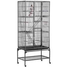 69'' Extra Large Small Animal Cage for Ferret Chinchilla Sugar Glider w/ 3-Level