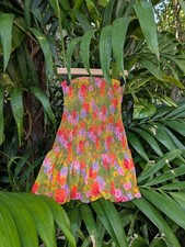 NWT Urban outfitters Claire Smocked Mini Dress Floral Strapless Bubble Hem