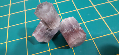 Bi-Color Aragonite Tri Crystal Structure (Repaired) - Cuenca, Spain