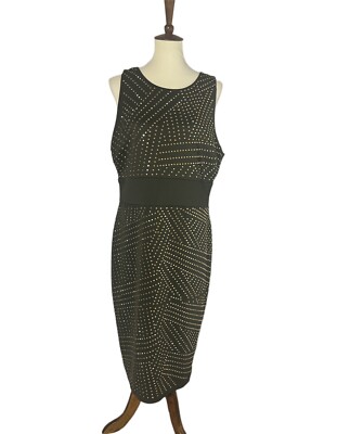 Women's Bisou Bisou Gold Studded Green Dress | eBay