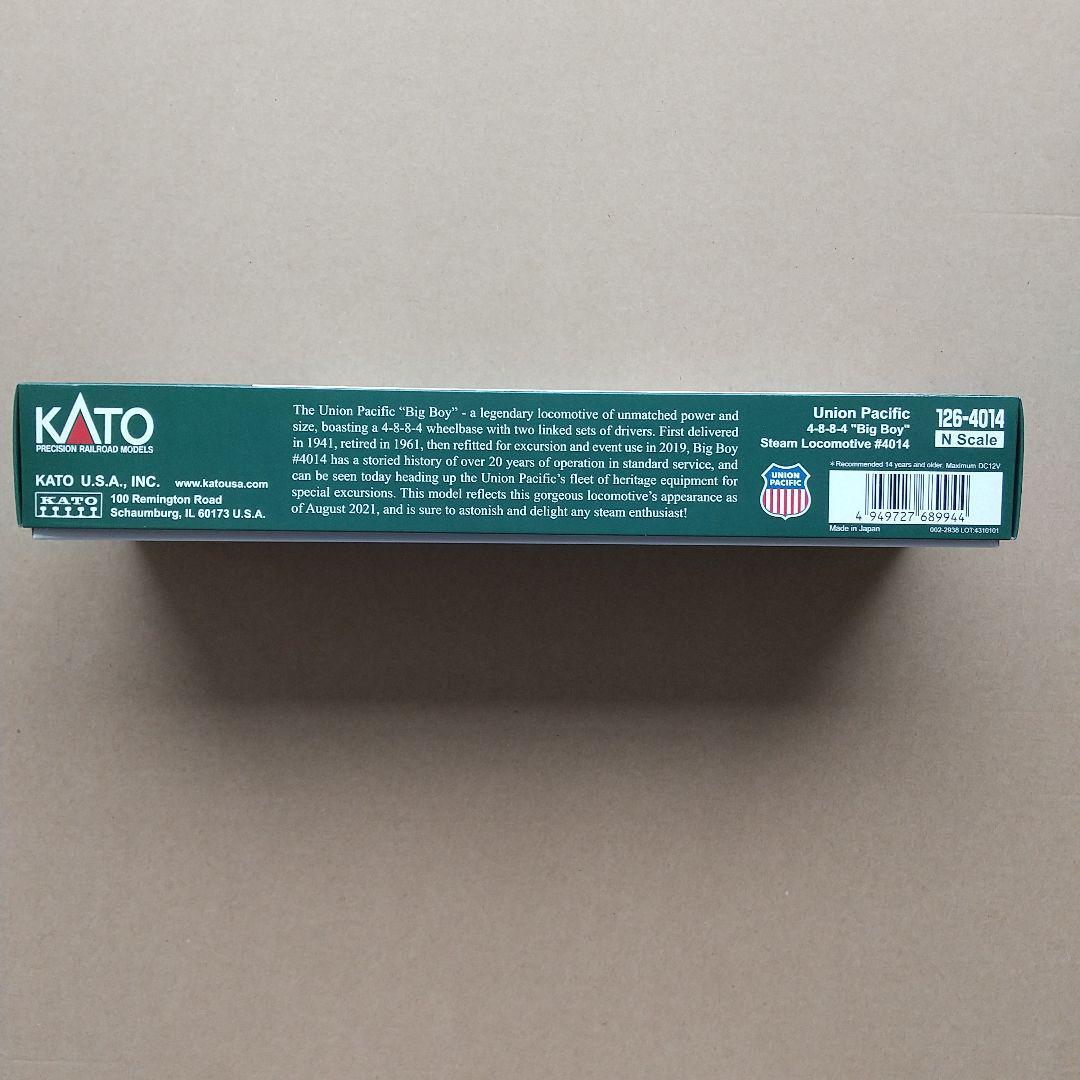 KATO N Gauge Big Boy Union Pacific Railroad 126-4014 #4014 KATO N Gauge Big Boy Union Pacific Railroad 126-4014 #4014