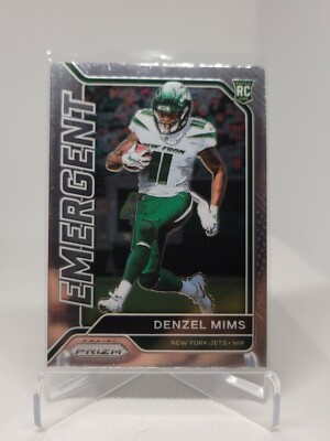 2020 PANINI PRIZM DENZEL MIMS #20 RC EMERGENT NEW YORK JETS B2B