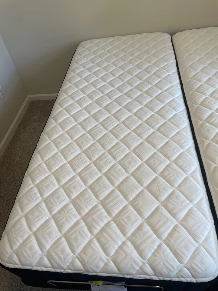 Stearns & Foster Rockwell Ultra Firm Split California King Mattresses. - Image 2 of 4