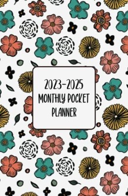 2023-2025 Monthly Pocket Planner: Small 3 Year Calendar with Holidays | eBay