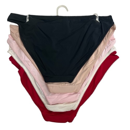 Jessica Simpson Women’s Ultra Flirty Bikini Fit Sz XL Pkg/5 Multi Colors - Picture 2 of 8