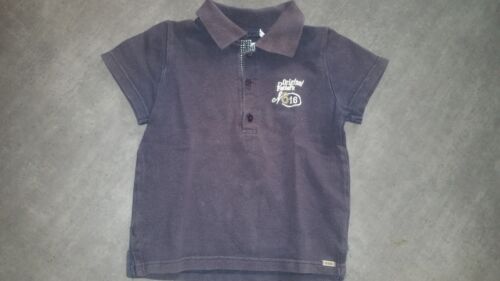 IKKS Black Anthracite Polo Short Sleeves 3 Years