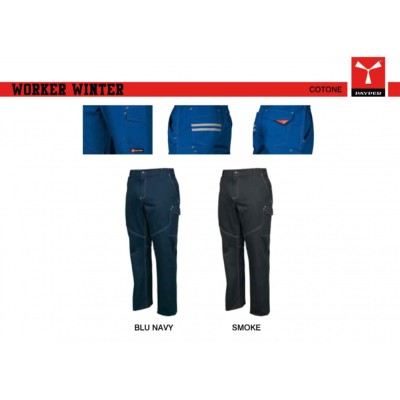 Pantaloni Cargo Uomini PAYPER Worker - Cotone Twill 260g, Vita Media - Foto 7