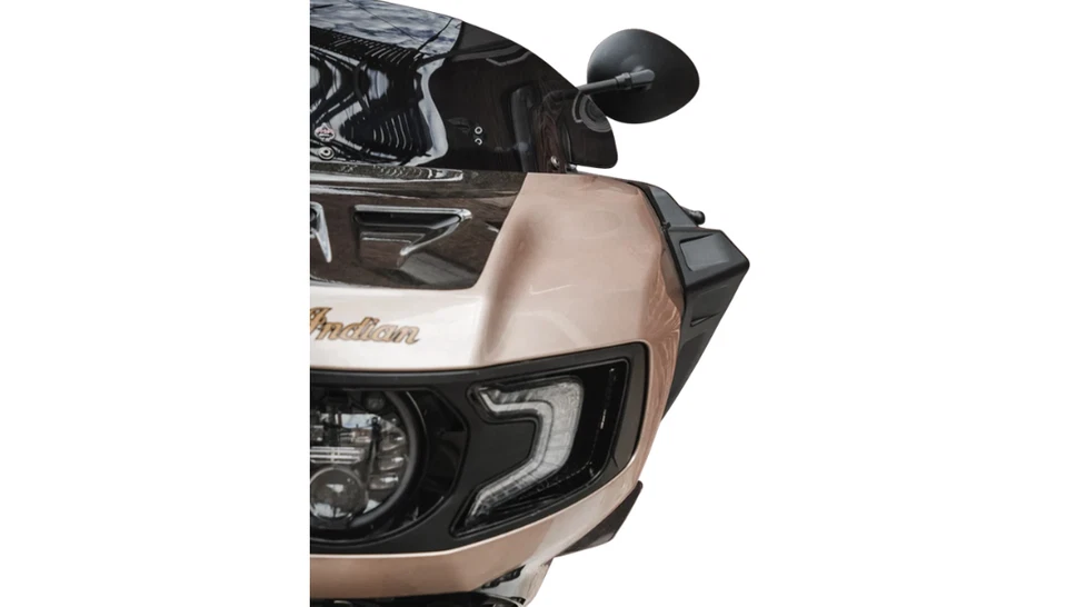 Indian Pursuit / Challenger 20-24 Pursuit Klock Werks Flare Wings Par Negro Foto 3 de 4