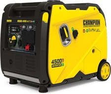 Champion 4,500-W Portable RV Ready Dual Fuel Gas Inverter Generator w/ CO Sensor