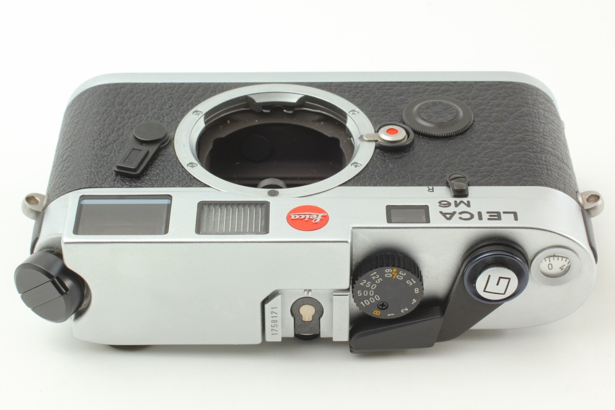 [美品]Leica M6 0.72 Non TTL Chrome Range Optical MINT w/ Case] Leica M6 Black 0.72 Non TTL
